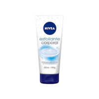 NIVEA Esfoliante Corporal para Banho 200ml - Auxilia na renovação celular, com vitamina E, enriquecido com pérolas azuis, textura cremosa, remove impurezas, proporciona maciez para a pele