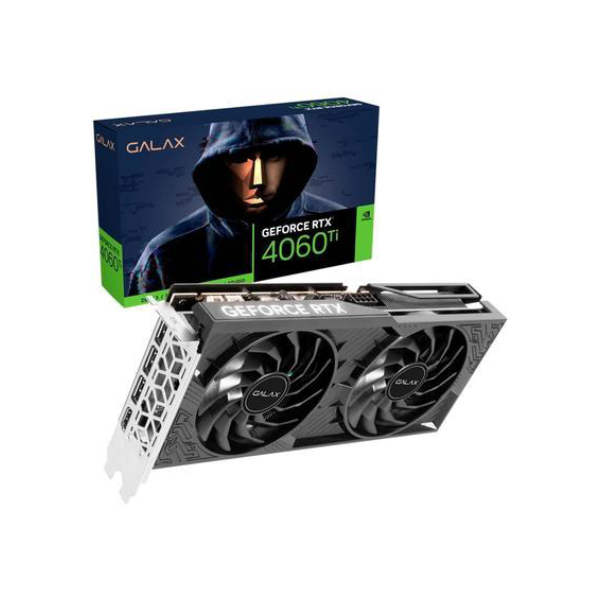 Placa de Vídeo Galax Nvidia Geforce RTX 4060 TI Click OC, 8GB, GDDR6, DLSS Ray Tracing - 46ISL8MD8COC