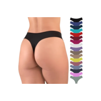 Kit 10 Calcinhas Fio Dental Tanga Sem Costura Atacado