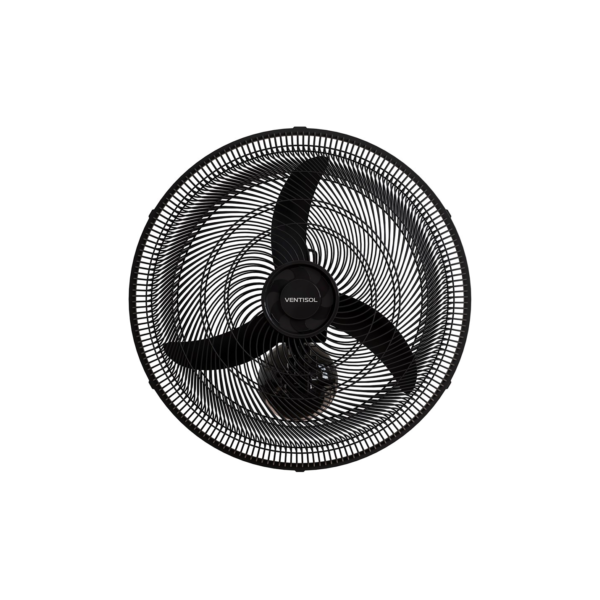 Ventilador de Parede Oscilante 50cm 130W Preto - Ventisol