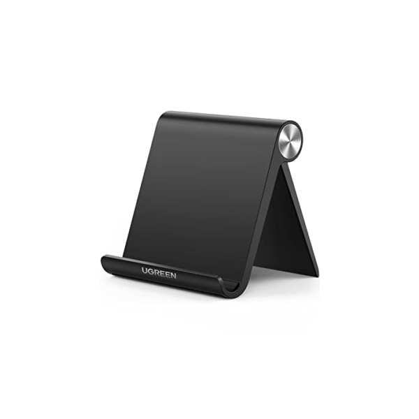 UGREEN Suporte de telefone celular para suporte de telefone de mesa dobrável portátil ajustável compatível com iPhone 15 14 13 Pro Max, iPhone 12 11 Plus SE XS XR 8 7, acessórios de viagem pa