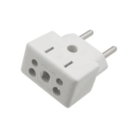 Kit 3 Adaptador De Tomada Universal 3 Pinos Benjamin 10A/20A Para 2 e 3 Pinos Bivolt 110V/220V Para Secadores Chapinhas Air Fryer Pacote com 3 Unidades