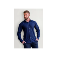 Camisa Social Manga Longa Masculina Lisa Slim Camiseta