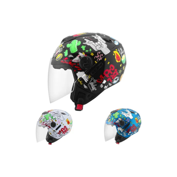 Capacete Aberto Viseira Solar Pro Tork New Atomic Universe