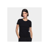 Camiseta Hering Básica Feminina - Preto