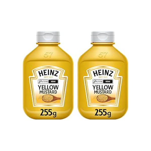 Heinz Pack Mostarda Tradicional, 255G - 2 unidades