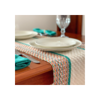 Trilho, caminho de mesa. Artesanato mineiro. Decoração mesa.