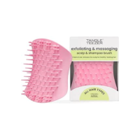 Escova de esfoliação e limpeza do couro cabeludo Scalp Brush Exfoliator. Cor: Rosa