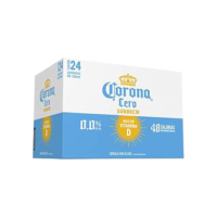 Pack Cerveja Corona Cero Sunbrew Sem Álcool, 330ml, Long Neck, Caixa 24 unidades