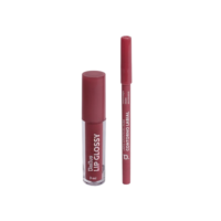 Kit Lápis Contorno Labial + Lip Glossy Dailus *Textura Leve*