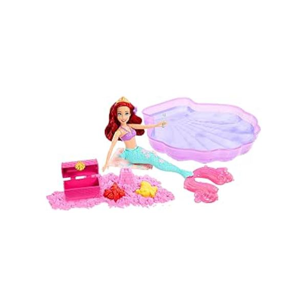Disney Princesa, Conjunto de Brinquedo Ariel Aventuras na Piscina, Para crianças a partir de 3 anos