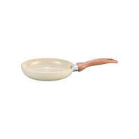 Oikos - Frigideira 18cm Antiaderente de Revestimento Cerâmica Terrara Bege com 5 Camadas para Fogão a Gás, Elétricos, Cerâmicos e Halogênio