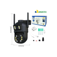 Câmera de segurança YOOSEE IP66 Wi-Fi com lente dupla e sensor de movimento 360°  YIHAN