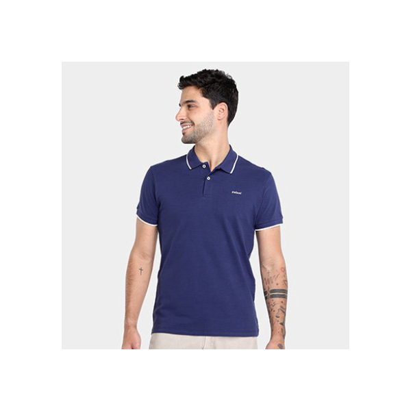 Camisa Polo Colcci Masculina - Marinho