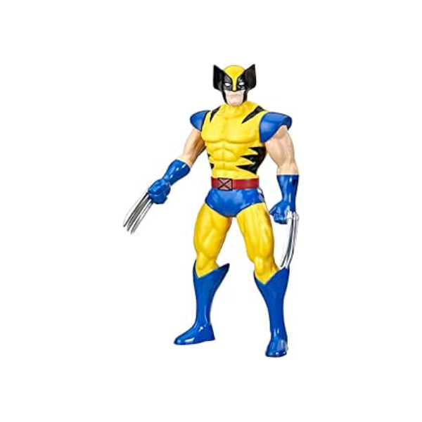 Marvel, Boneco Wolverine, Amarelo, Azul e Preto