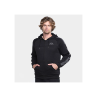 Moletom Kappa Fleece Sport Logo Masculino - Preto+Cinza