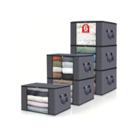 Kit 6 Saco Organizador Multiuso Dobrável Edredom Cobertor