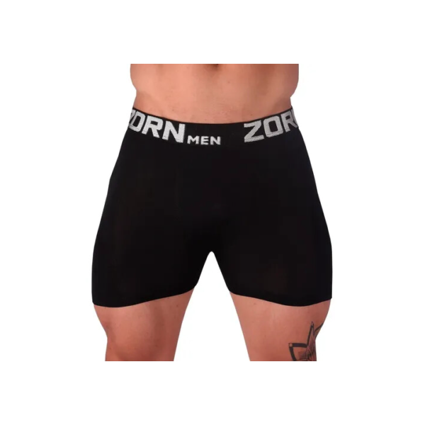 Kit 10 Cuecas Boxer Box Masculina Preta Microfibra Original