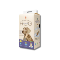 Tapete Higiênico Premium para cães 80cmx60cm 30 unidades Super Rug