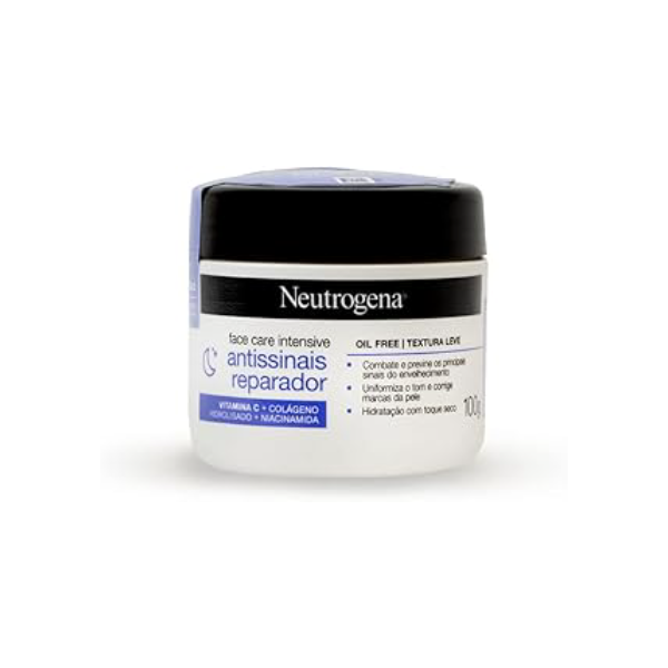 Neutrogena Hidratante Facial Antissinais Reparado Face Care Intensive, 100g