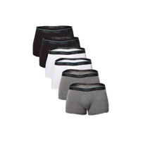 Kit 6 Cuecas Masculinas 111.74 Boxer Cotton C/ Elástico Mash