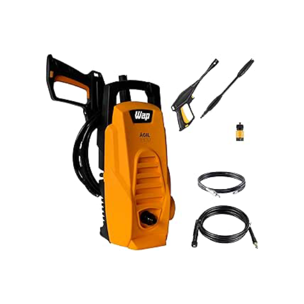 WAP Desobstruidora e Lavadora de Alta Pressão ÁGIL ULTRA 1800, 300L/h, com Mangueira de Desobstrução, 1400W 220V