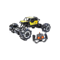 Carrinho Controle Remoto Brinquedo Pickup 4x4 Giro 360 Graus Cor Amarelo