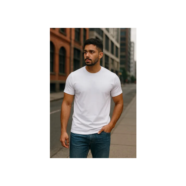 Camiseta Masculina Lisa Básica 100% Algodão