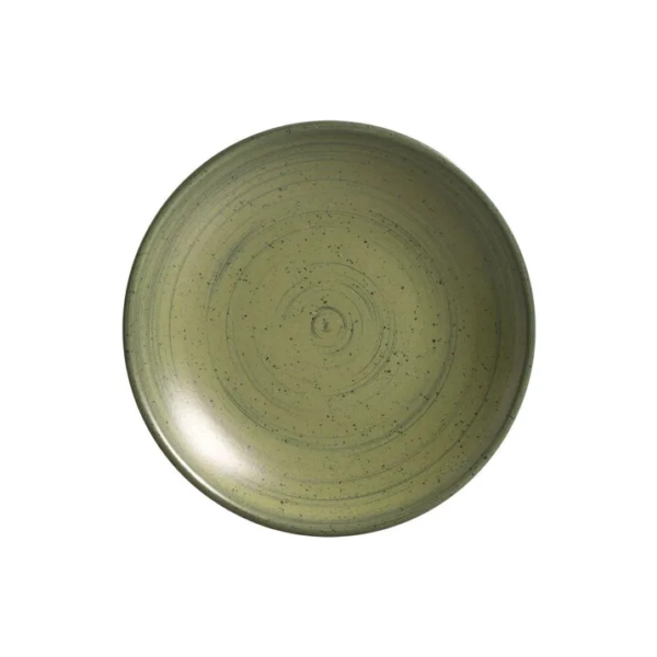 Conjunto Com 6 Pratos Fundo Coup Kya Olive 25cm