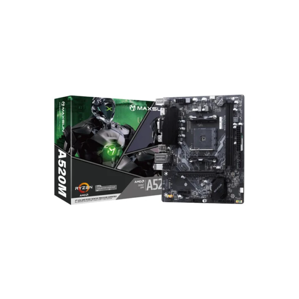 Placa Mãe MAXSUN A520M MS-Challenger Chipset A520 AMD AM4 mATX DDR4