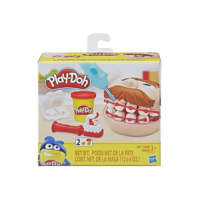 Play-Doh, Massinha de Modelar Infantil, Brincando de Dentista - Conjunto de Brinquedo com Acessórios e 2 Potes - A partir de 3 Anos