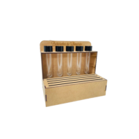 Porta Tubetes Para Besteirinhas de Chimarrão, com Suporte Para Enfeites.