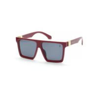 Óculos de Sol Unissex Polo London Club Original, Máscara Fashionista com estiloso design Quadrado UVA/UVB - Kit com Case