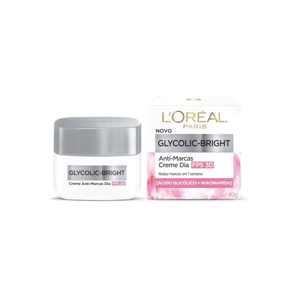 L'Oréal Paris Creme Anti-Marcas Dia FPS 30 Glycolic-Bright 49g