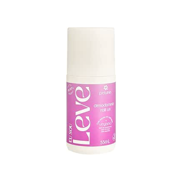 Petunia Desodorante Vegano Roll On Eu Sou Leve 55Ml