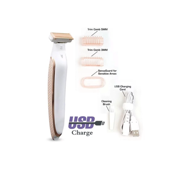 Barbeador Elétrico Multifuncional Depilador USB