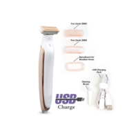Barbeador Elétrico Multifuncional Depilador USB