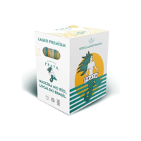 Praya Lager, Cerveja Long Neck 355ml, pack de 6 unidades
