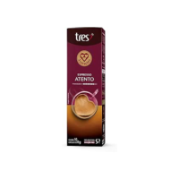 3 Corações Café Espresso Atento TRES - 10 unidades