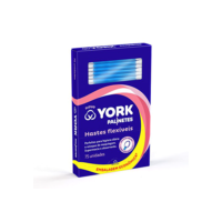 York Hastes Flexíveis De Algodão Palinetes 75 Unidades