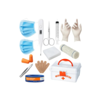 Kit Completo De Primeiros Socorros Aid Com Maleta Resistente