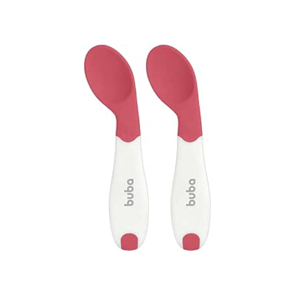 Buba Kit Colher De Treinamento Termossensível - Rosa