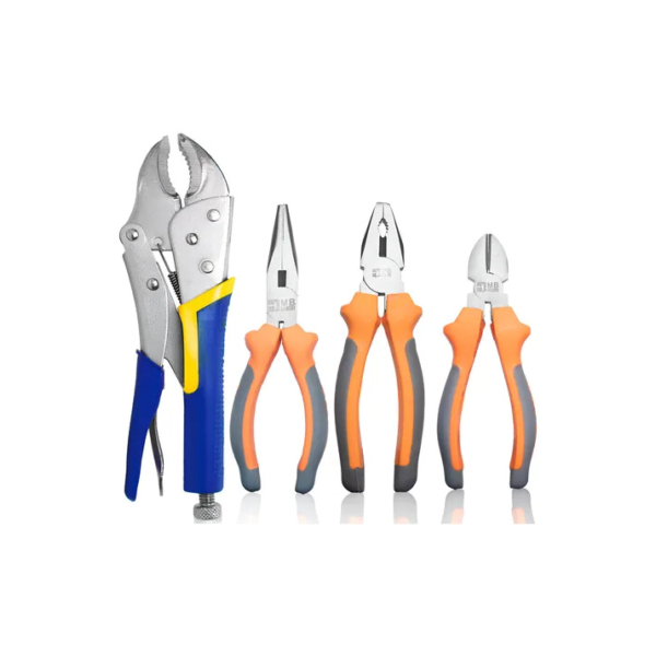 Kit Jogo Alicates Utilidades Universal Corte Bico Pressão