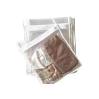 Kit 6 Saquinho Organizador mala maternidade viagem 27x33 (Branco)