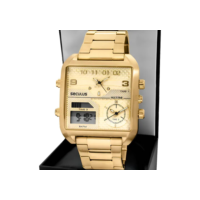 Relógio Seculus Masculino Digiana Dourado 77161gpsvda2