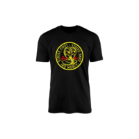 Camisa Camiseta Cobra Kai Dojô Caratê Série Algodão