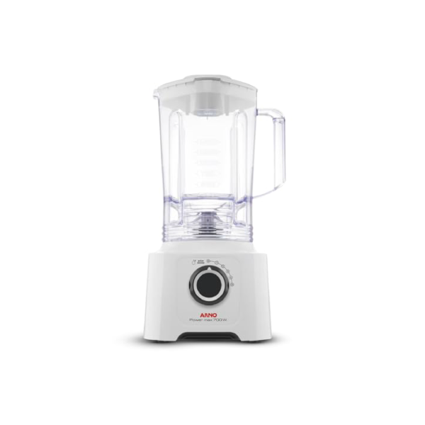 Liquidificador Arno Powermax 700W LN51, Branco, com 4 Lâminas Powelix, 3,1L de Capacidade Total e Alta Performance, 110V