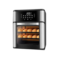 Fritadeira Air Fryer Forno Oven 12L, Mondial, Preto/Inox, 2000W, 110V - AFO-12L-BI