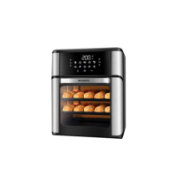Fritadeira Air Fryer Forno Oven 12L, Mondial, Preto/Inox, 2000W, 110V - AFO-12L-BI