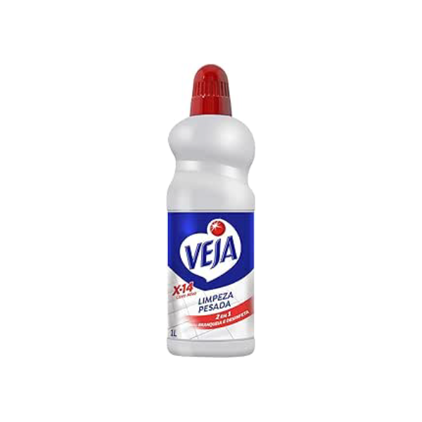 Veja Limpador X14 Limpeza Pesada 2Em1 Cloro Ativo 1 L 1L